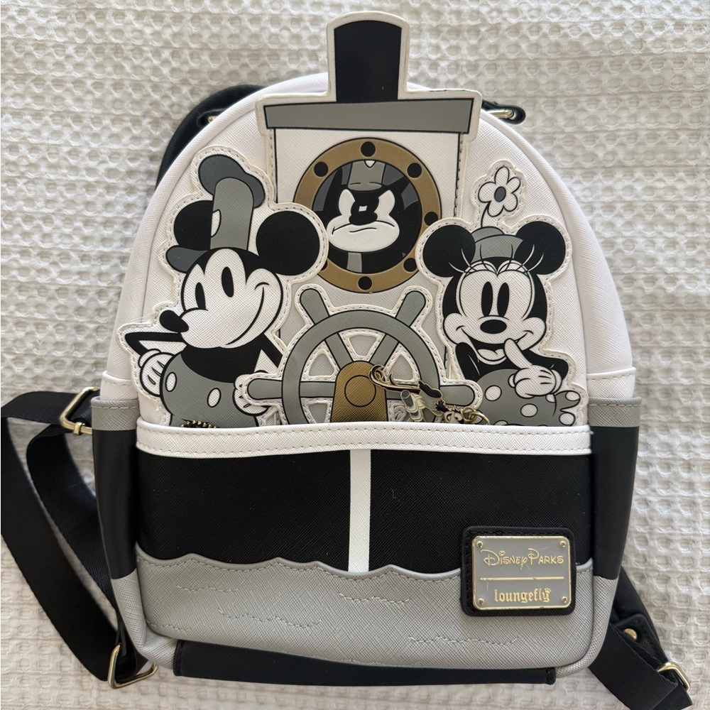 Loungefly Disney Parks steamboat willie mini Backpack